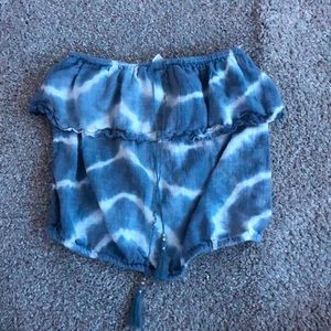 american eagle strapless top